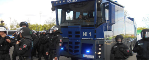 Vorgehen der Einsatzkräfte beim Hinspiel der Relegation in Wolfsburg – Stellungnahme
