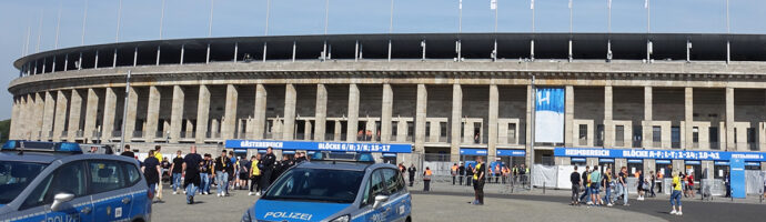 Polizeigewalt am Olympiastadion: Eskalationsstrategie der Polizei Berlin endlich beenden!
